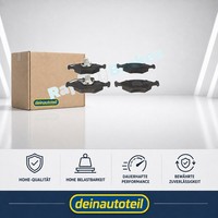 Bremsbelagsatz Scheibenbremse Vorne RAP Brakes R P0266 FÜR Fiat BremsbelÄGe