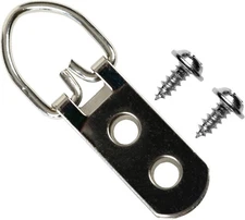 20 Pack D-Ring Picture Hangers Heavy Duty Steel with Screws for Frames Artwork