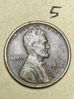 1914-S LINCOLN WHEAT CENT, rare date, VF-XF condition #5