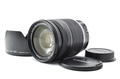 Objectif Canon EF-S 18-200mm f/3.5-5.6 IS Avec Capot EW-78D [Exc+++] Asie 9538 - Photo 1/4