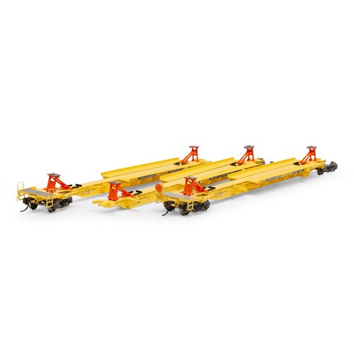 Coches de carga Athearn ATH15533 57' Trinity Spine Car RTR TTRX #360844 (3) escala N | Condition: New