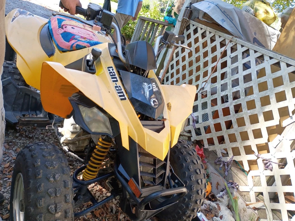 Aosom 12V Kids ATV Ride-on Four-Wheeler Toy Car with Music,Realistic Headlight - Image 3 of 4