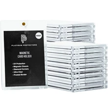 Magnetic Card Holder for 100pt Trading Cards One Touch Fit Clear UV Protection