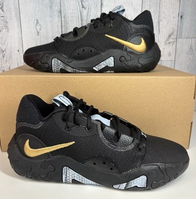 Nike Paul George PG6   Black Metallic Gold  Shoes DC1974-005 Men s Size 8.5 NEW