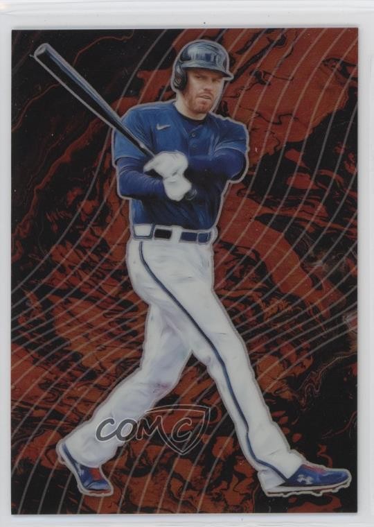 2021 Panini Prizm Lava Flow Freddie Freeman #LF4 2a5