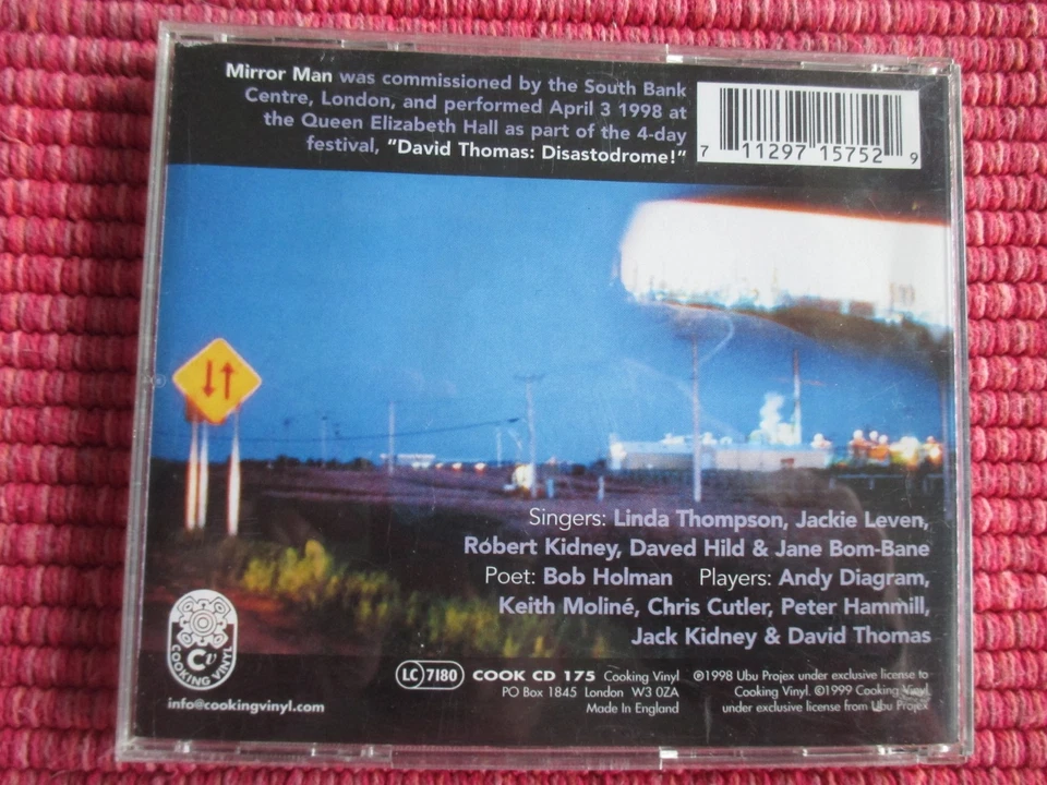 DAVID THOMAS - Mirror Man - CD UK 1999 - Bild 2 von 3