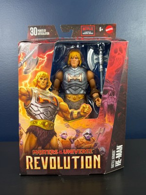 Masterverse BATTLE ARMOR HE-MAN 7'' Figure Masters of the Universe Revolution NIB