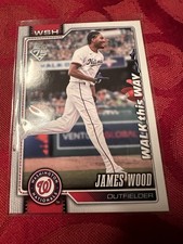 2026 Topps Series 1 Celebration James Wood Walk This Way SSP Nationals