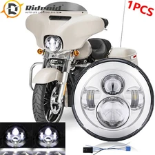 7" inch LED Headlight Hi/Lo Beam Projector for Harley-Davidson Street Glide FLHX