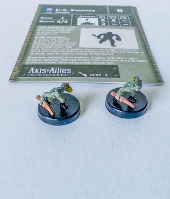 1x US Engineer 13/60 Eastern Front Axis & Allies Miniatures U.S.