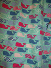 Vineyard Vines Women's Pajama Pants Sz Small Light Blue Whale Pattern Drawstring — photo 3