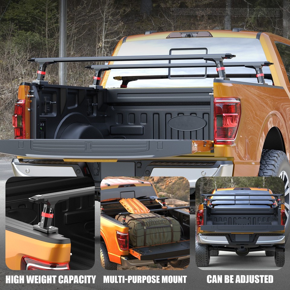 Extendable Pick-Up Truck Rack Bed for Tonneau Cover with T-Slot Rail ...