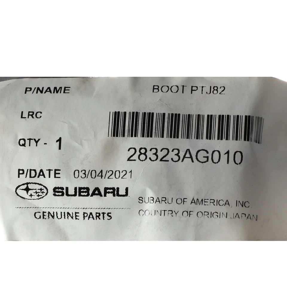 OEM NUEVO 2004-2014 Impreza Legacy Outback Tribeca CV Junta Bota Interior 28323AG010 Foto 4 de 4