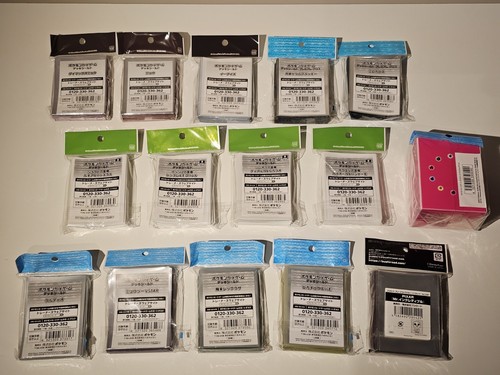 LOT OF 14! (973 SLEEVES!) Pokemon Center Japan 63 Card Sleeves DECK BOX US! NEW! - Picture 2 of 10
