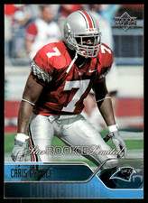 2004 Upper Deck Limited #213 Chris Gamble Rookie RC Panthers football card. rookie card picture