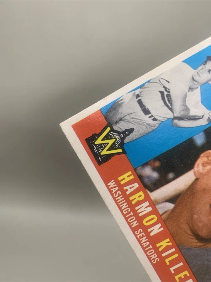 1960 Topps - Harmon Killebrew #210 Senators casi nuevo aturdidor centrado sin pliegues Foto 4 de 4