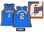 Shai Gilgeous Alexander Signed 2025 NBA Finals Jersey Thunder Beckett BAS Large
