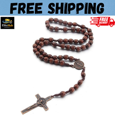 Handmade Wooden Catholic Rosaries Rosary Necklace From Bethlehem Olive Wood