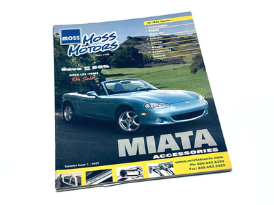 mioページ Moss Motors Mazda Miata NA NB Accessories Brochure - Summer Issue