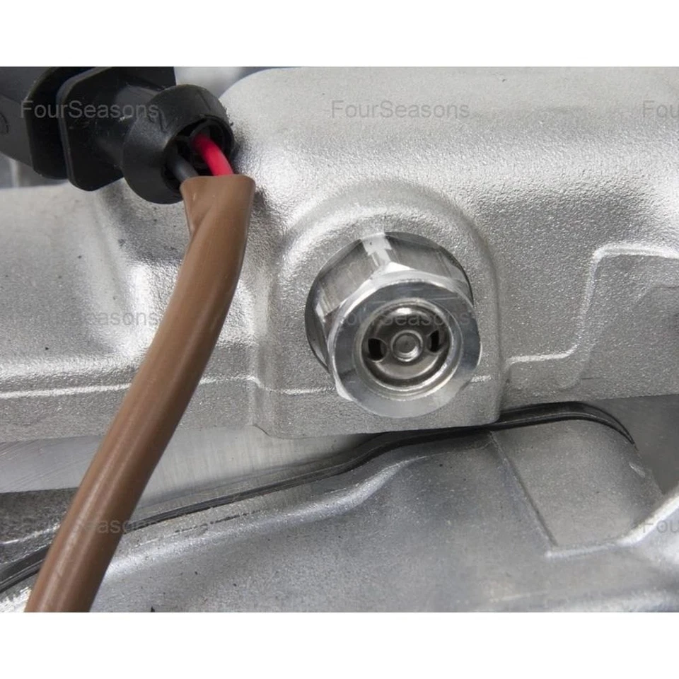 For Audi Q7 2007-2010 Four Seasons 98392 A/C Compressor w Clutch Foto 4 de 4