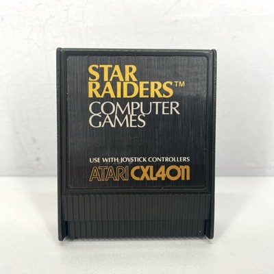 Star Raiders Atari 400/800 Cartridge Game CXL4011 Vintage Computer Video Game