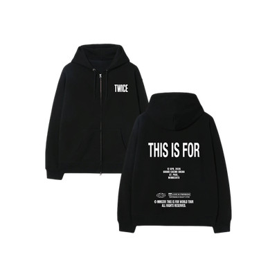 TWICE This Is For World Tour 2026 April 12 ST PAUL Hoodie Zip