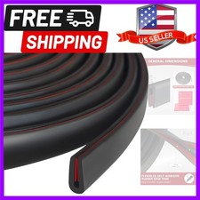 Rubber Edge Trim, 1/16" Self Adhesive Flexible U Channel Edge Protecter for S...