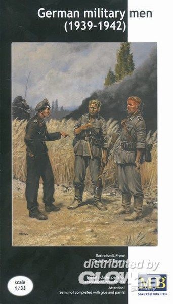 Mb German Military Men 1939-1942 Deutsche Soldaten 1:35 Sommer Modell-Bausatz-image