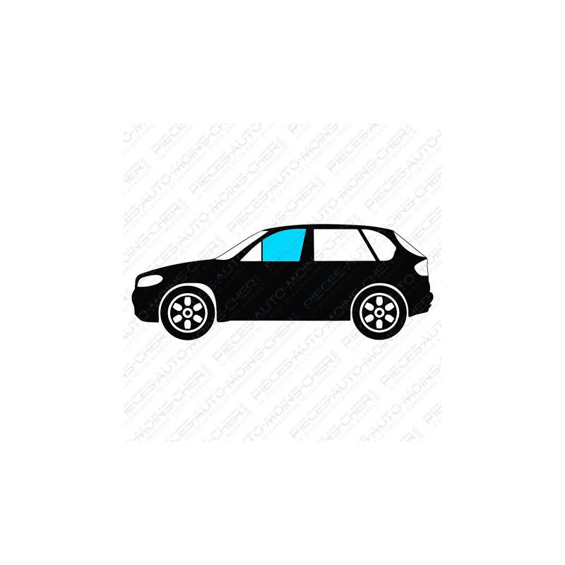 Vitre de porte avant gauche verte en verre trempé haute résistance pour BMW Mini II