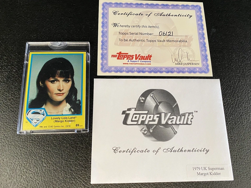 Superman 1978 1979 UK Topps Vault Proof Card #89 Lovely Lois Lane Margo Kidder - Image 2 of 4