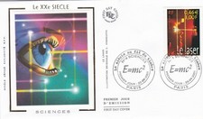 FRANCE 2001 FDC LE SIECLE AU FIL DU TIMBRE YT 3424