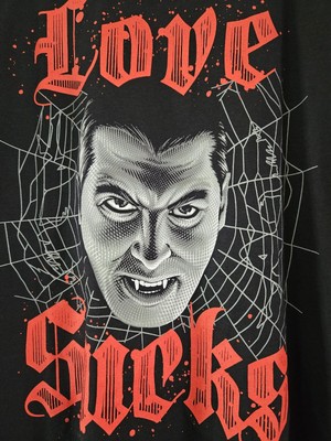 Universal studios Dracula Men's XL T-shirt Black LootWear LootFright Vampire