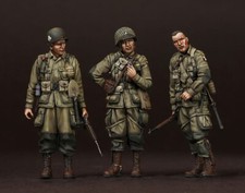 1/35 US Infantry WWII Resin Model Kit American Soldiers Miniature Figures Set
