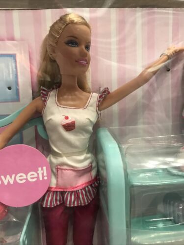 I CAN BE COOKING KUCHENBÄCKER BARBIE PUPPENSPIELSET 2006 MATTEL K8626 K8625 Neu SFJ - Bild 3 von 10