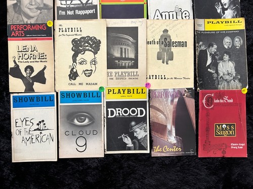 (25) PLAYBILLS ORIGINALES BR0ADWAY & MAJOR CITY THEATRE, PANTAGE, SHUBERT, ETC. - Imagen 4 de 7