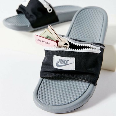 nike bumbag slides