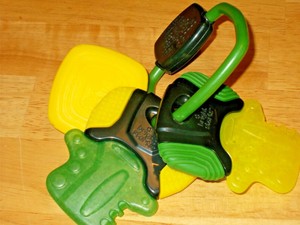 john deere teething keys