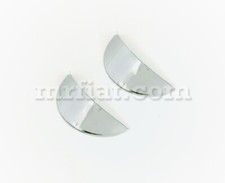Volvo P210 P445 Duett Chromed Headlamp Eyebrow Set 1953-69 New
