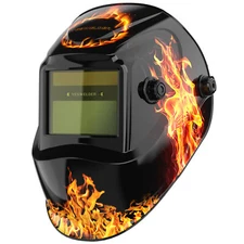 YESWELDER True Color Welding Helmet - Solar Auto Darkening 3.5-13 Shade