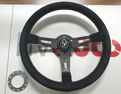 Sports Steering Wheel Suede Abarth Fiat Alfa Lancia Delta Integral & The Evo