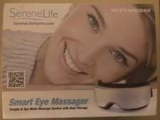 SereneLife Smart Eye Massager with Heat  Pressure Point Therapy - SLEYMSG55