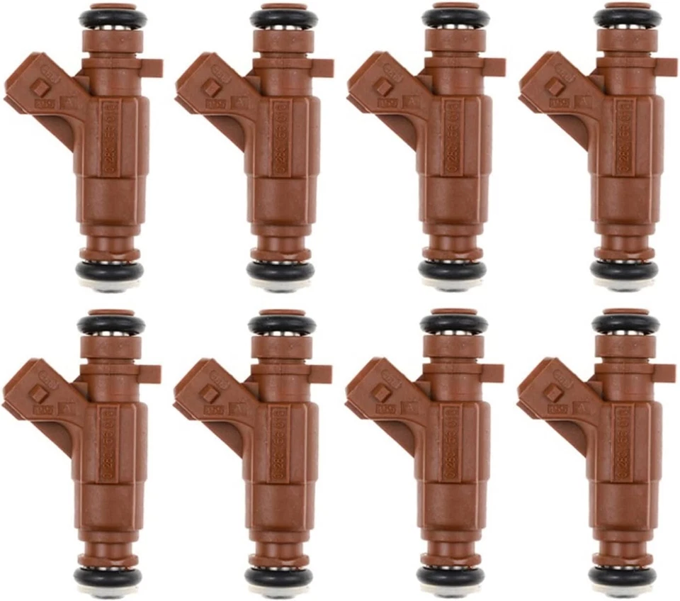 8x Inyectores de combustible OEM Bosch para 00-06 Mercedes-Benz 5,0 L 4,3 L V8 0280156016 Foto 2 de 4