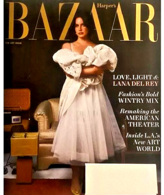 Harper's Bazaar Magazine Lana Del Rey Winter Fashion Holiday Gift Guide 2023