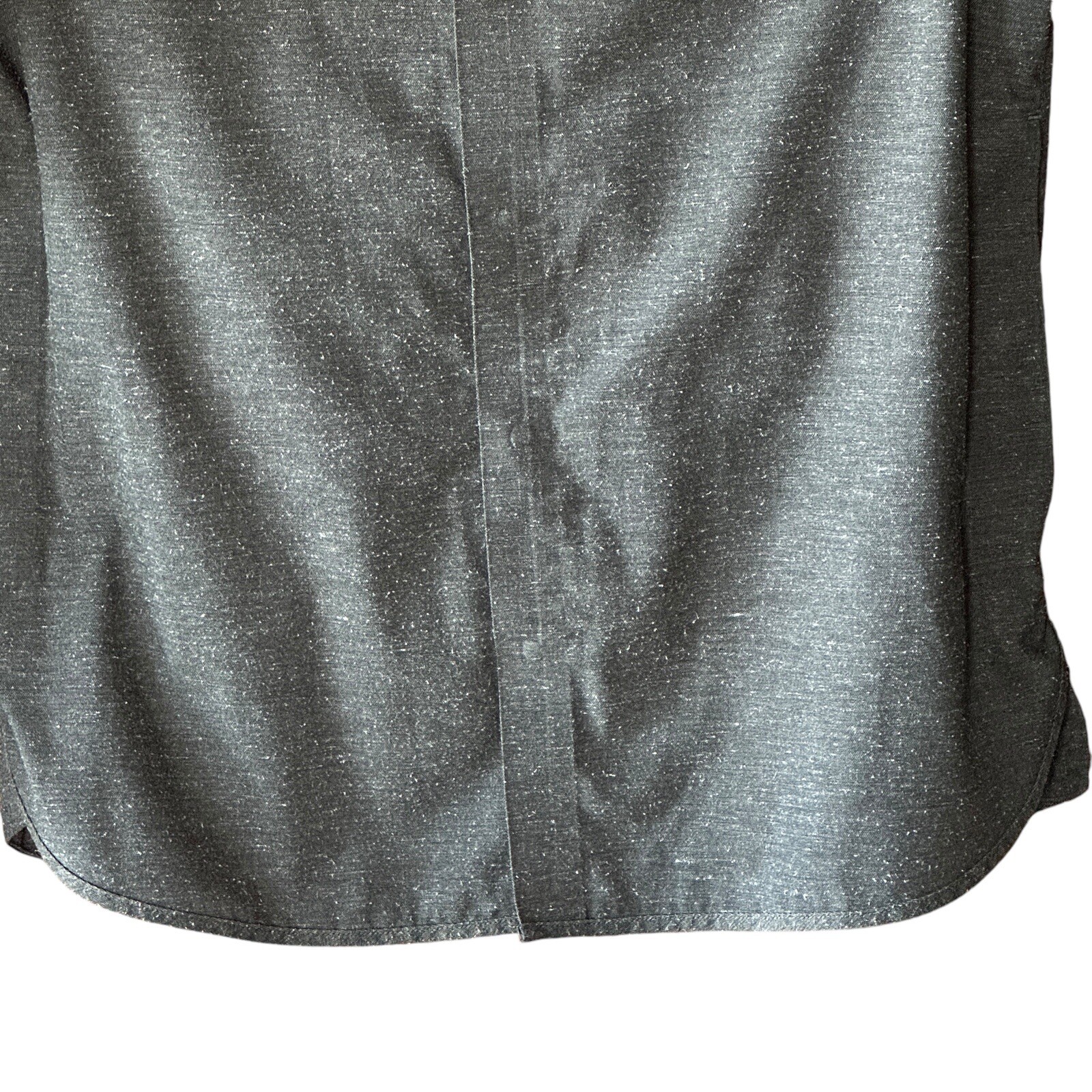 Lululemon Shirt Jacket Mens Medium Gray Long Sleeve Snap Closure Comfort