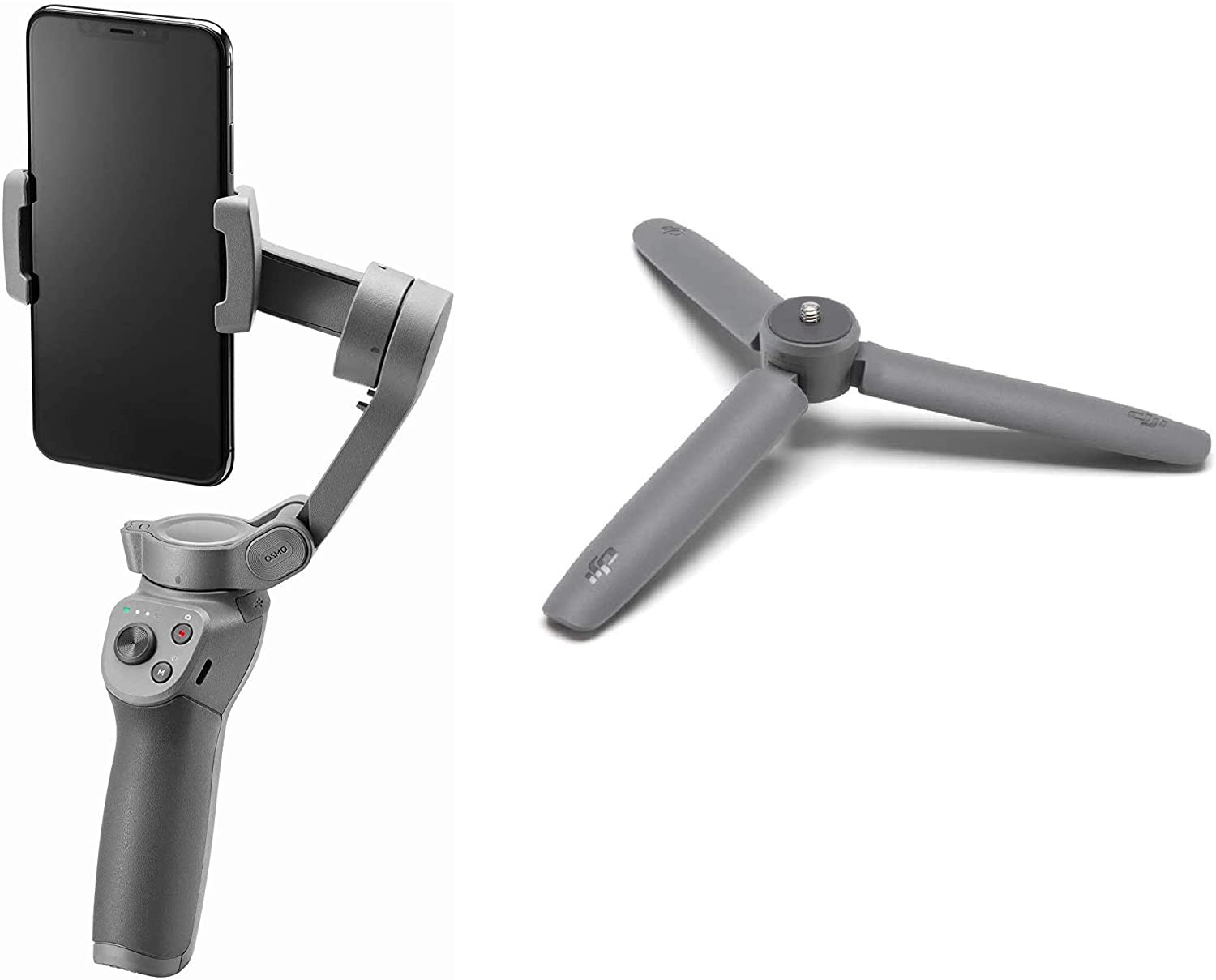 Trépied mobile à tête fluide 3 axes et poignée ergonomique pour vidéo stable