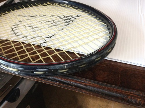 Dunlop John McEnroe AUTOGRAPH Midsize TENNIS Racket Grip 4 3/8 Collectors Item! - 第 5/10 張圖片