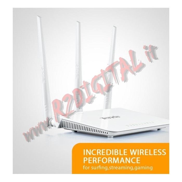 ACCESS POINT TENDA 2T3R WIRELESS 300M N 3 LAN WAN WIFI ROUTER RANGE EXTENDER