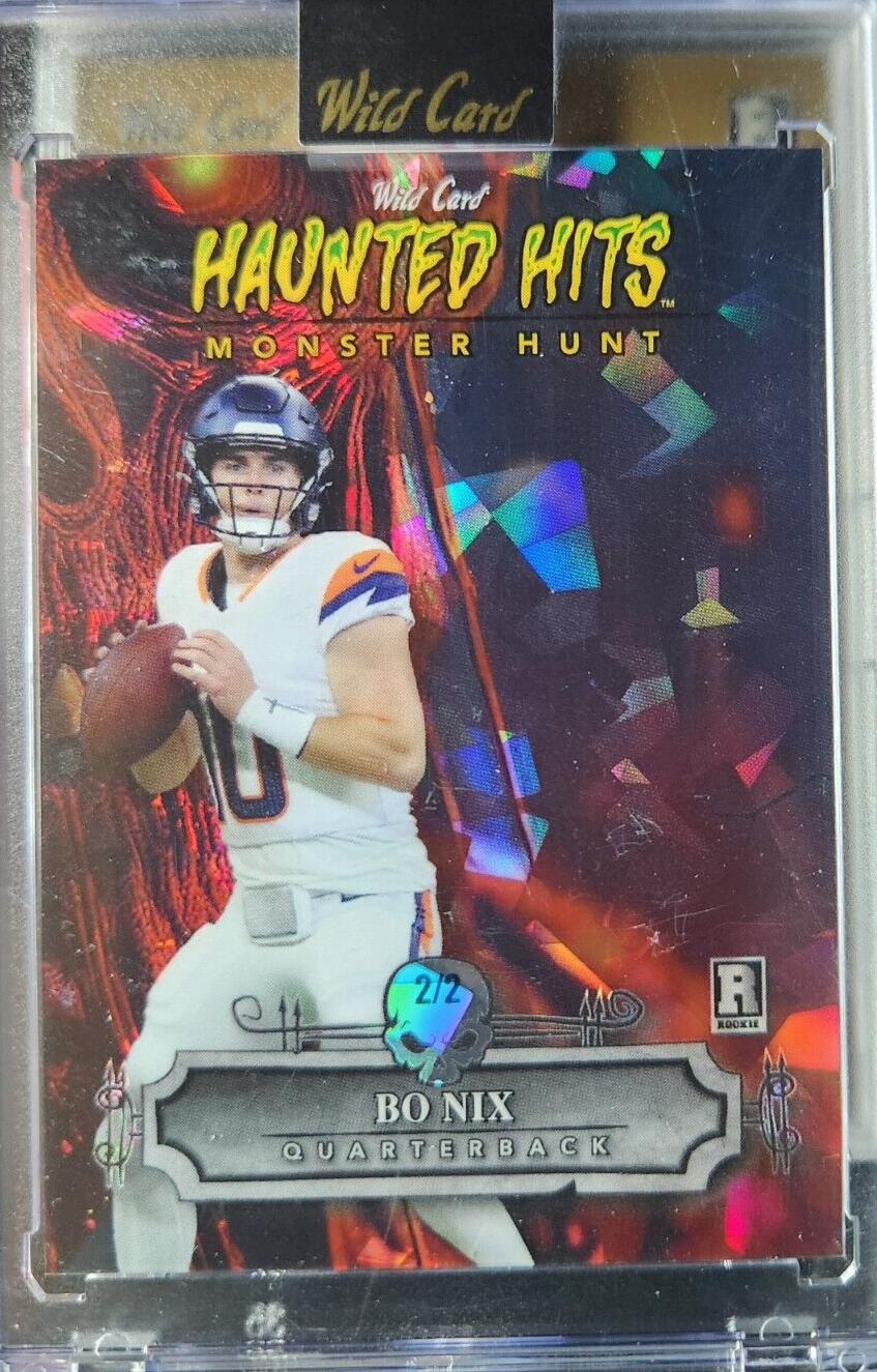 Bo Nix 2024 Wildcard Haunted Hits #HHZ-BN RC /2