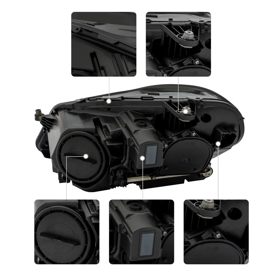 For Mercedes-Benz E-Class W212 2014 2015 2016  LED Headlight Headlamp Right Side - Image 3 of 4