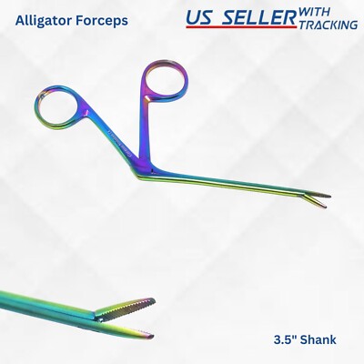 MICRO ALLIGATOR 3.5'' Ear Forceps Surgical Shaft ENT Instruments Neuro Clinic CE
